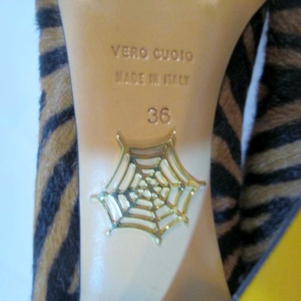 CHARLOTTE OLYMPIA Calf Hair PUMP LEOPARD Shoe - Picture 6 of 7